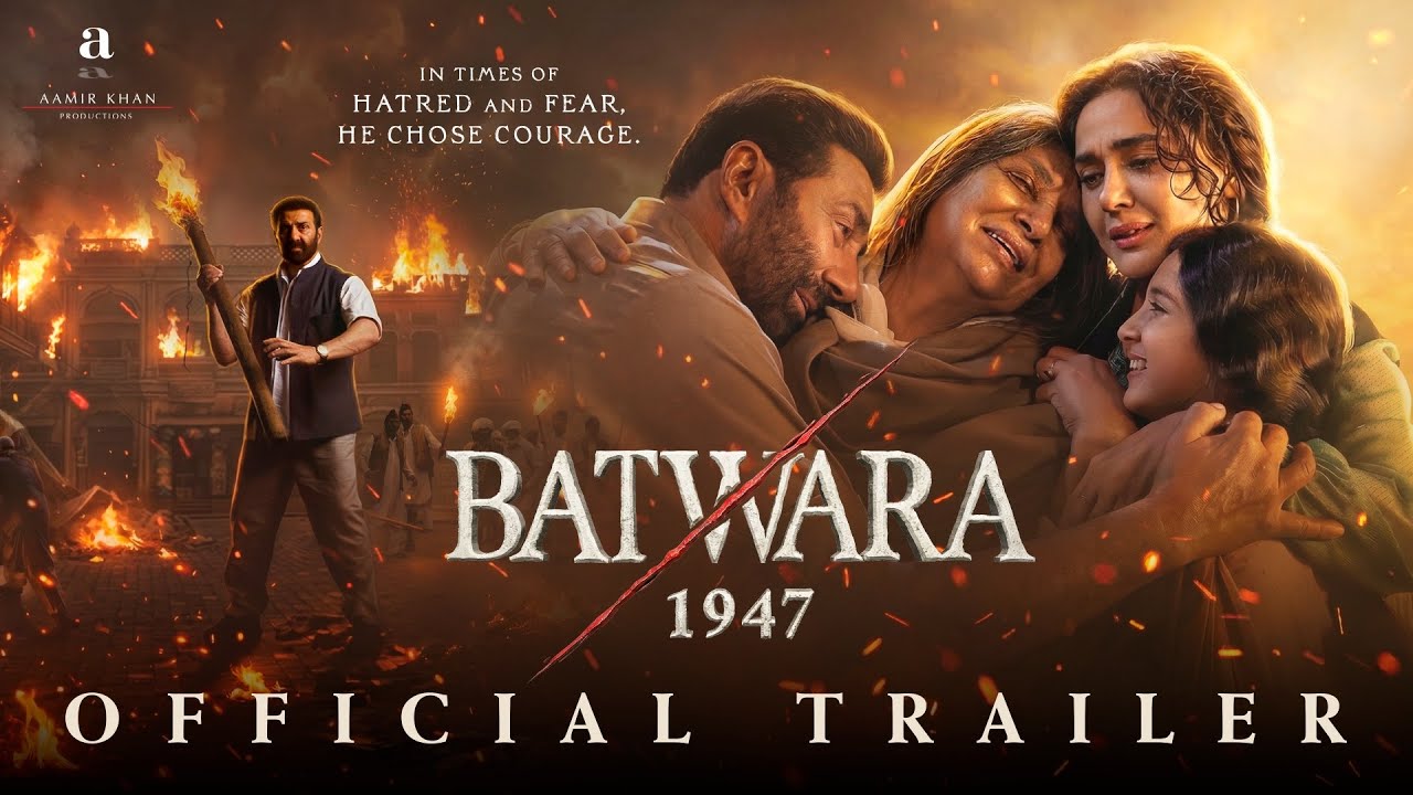 Batwara 1947 | Official Trailer | Shabana Azmi | Sunny Deol | Aamir Khan Productions | 14th Aug 2026