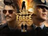 A Spectacular Performance in an Engrossing Fim | Sky Force 2025 Bollywood Movie Review
Aviation action movie poster featuring two pilots from sky force, with fighter jets and explosions in the background.
