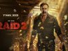Raid 2 – Everything to be excited about Ajay Devgn’s Upcoming Movie Stunning promotional poster for the upcoming movie "Raid 2" featuring Ajay Devgn, set to release on May 1, 2025, showcasing a tense scene with money flying around and intense cinematic atmosphere.