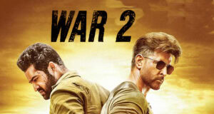 Hrithik Roshan’s War 2 Upcoming Movie Release Date, Cast, and much more Explosive movie poster for "WAR 2" featuring two tough soldiers with fighter jets in the background, highlighting action, Bollywood, and blockbuster film elements.