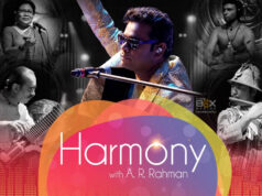Amazon Prime Video’s Harmony with A.R. Rahman Popular Web Series in 2025’s Document-Style Musical Exploration Hit Review Vibrant digital art featuring musicians performing with instruments for Inside Box Office’s 'Harmony' show, highlighting Indian music, cultural diversity, and entertainment industry insights.