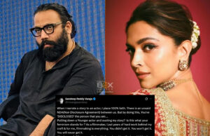 Vanga Versus Deepika: Spirit Upcoming Movie Controversy Detailed Report Dreamy Film Industry Portrait Of A Bearded Man With Black Glasses And A Woman Wearing Traditional Indian Attire With Jewelry, Showcasing Bollywood Celebrity Culture And Film Glamour, Inside Box Office Image.