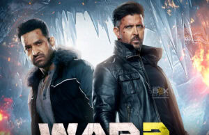 War 2 Day Wise Detailed Box Office Collection | India And Overseas Fictional Image From The Movie Wars 2 Featuring Two Serious Male Characters In A Sci-Fi Action Setting With Icy Cave Environment.
