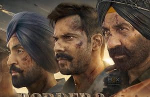 A Forced Sunny Deol Film Sequel? | Border 2 Teaser Review 2026 Intense Movie Poster Of Rugged Soldiers With Injuries, Fierce Expressions, And Battlefield Background, Showcasing Themes Of Bravery, Combat, And Patriotism In Indian Cinema.