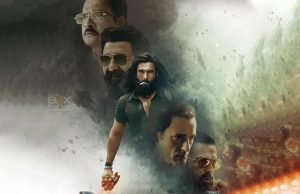Dhurandhar Daily Box Office Collection | India And Overseas 1. Inside Box Office Movie Poster Featuring Bollywood Stars With Intense Expressions, Smoke, And Explosions, Promoting Dhrusandhar Film.
