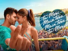 An Entertainer But Overdramatic | Kartik Aaryan’s Tu Meri Main Tera Main Tera Tu Meri Review 2025
Romantic scene of a young couple at the beach, embracing close with their foreheads touching during sunset, capturing love and happiness in a lively summer setting.
