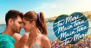 An Entertainer But Overdramatic | Kartik Aaryan’s Tu Meri Main Tera Main Tera Tu Meri Review 2025 Romantic Scene Of A Young Couple At The Beach, Embracing Close With Their Foreheads Touching During Sunset, Capturing Love And Happiness In A Lively Summer Setting.