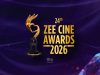 Zee Cine Awards 2026 Winners List: Best Actors, Director, And More Zee Cine Awards 2026 Trophy With Event Title On A Dark Background, Celebrating Indian Cinema Excellence.